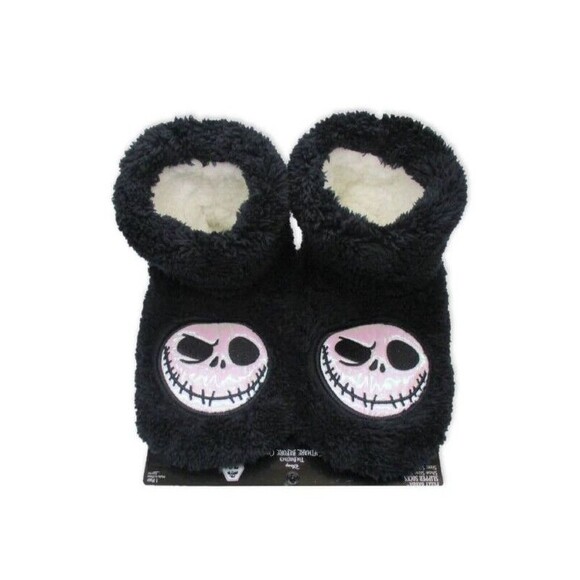Nightmare Before Christmas Slippers  Women's 8-10  NWT  Bootie 30th Anniversary - Picture 1 of 6